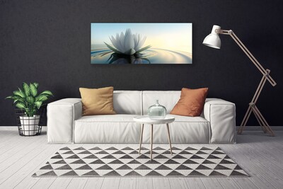 Leinwand-Bilder Blume Wasser Kunst