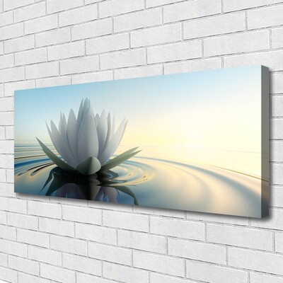 Leinwand-Bilder Blume Wasser Kunst