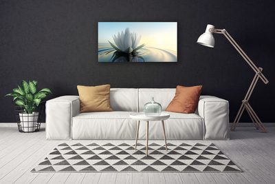 Leinwand-Bilder Blume Wasser Kunst