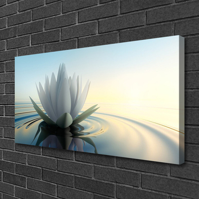 Leinwand-Bilder Blume Wasser Kunst