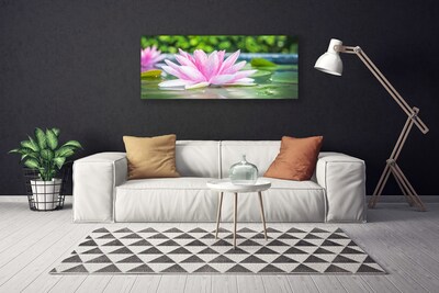 Leinwand-Bilder Blume Wasser Kunst