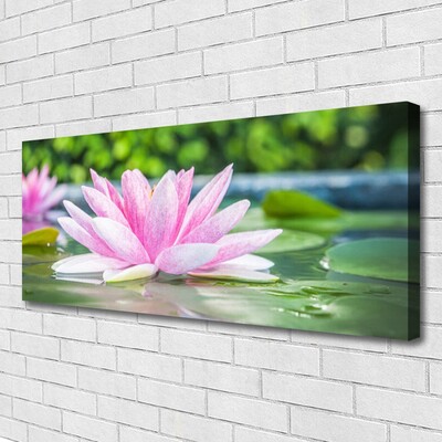 Leinwand-Bilder Blume Wasser Kunst