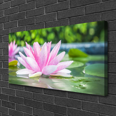 Leinwand-Bilder Blume Wasser Kunst