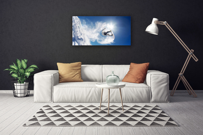 Leinwand-Bilder Wintersport Schnee Kunst