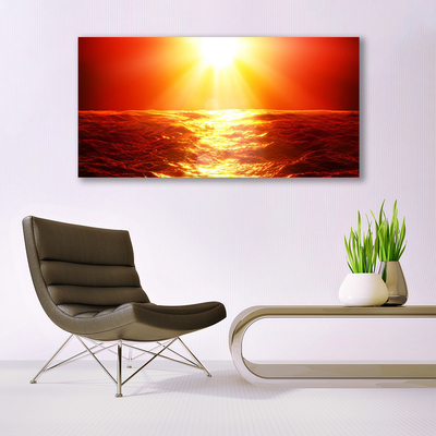 Leinwand-Bilder Sonne Meer Landschaft