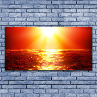 Leinwand-Bilder Sonne Meer Landschaft