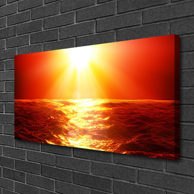 Leinwand-Bilder Sonne Meer Landschaft