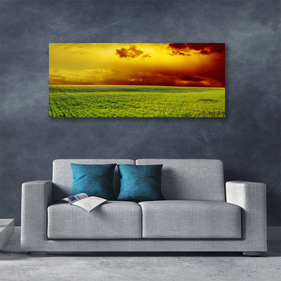 Leinwand-Bilder Acker Landschaft