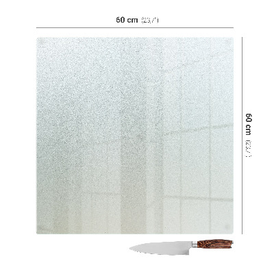 Herdabdeckplatte Glas Quadratisch halbtransparent