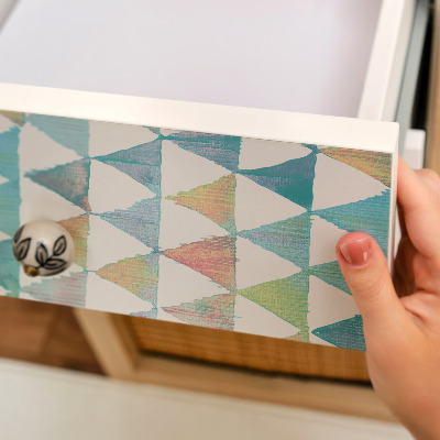 Möbelsticker Buntes retro-muster