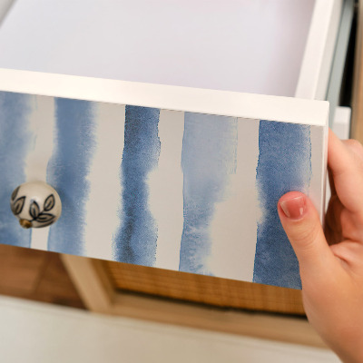 Möbel klebefolie Blaue streifen