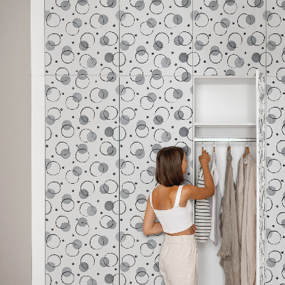 Möbel klebefolie Kreative kreise