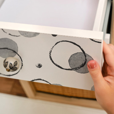 Möbel klebefolie Kreative kreise