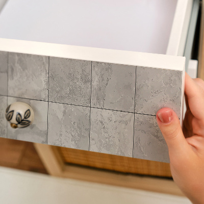 Möbelsticker Graue fliesen