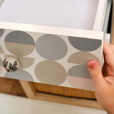 Klebefolie möbel Geometrische pastellfarben