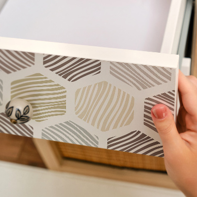 Möbelsticker Sechseckiges mosaik