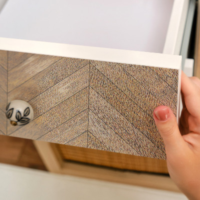 Möbelsticker Fischgrätmuster