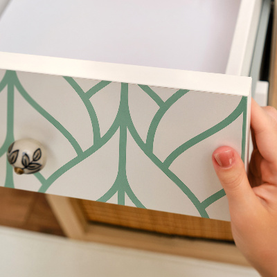 Klebefolie möbel Geometrische blätter