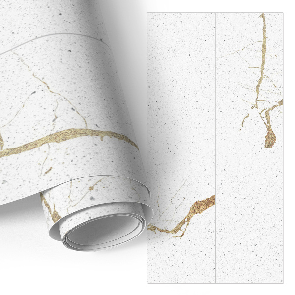 Klebefolie möbel Weiße teller