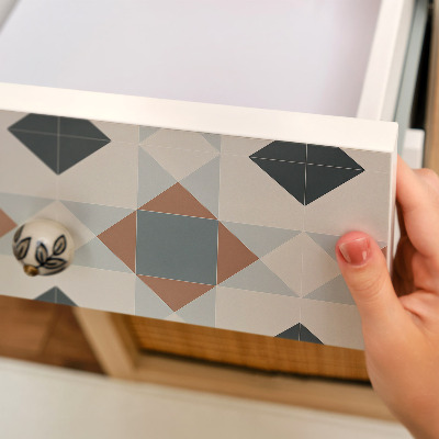 Möbelsticker Geometrische komposition