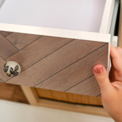 Klebefolie möbel Holz-fischgrätmuster