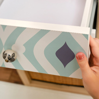 Möbelsticker Optimistisches muster