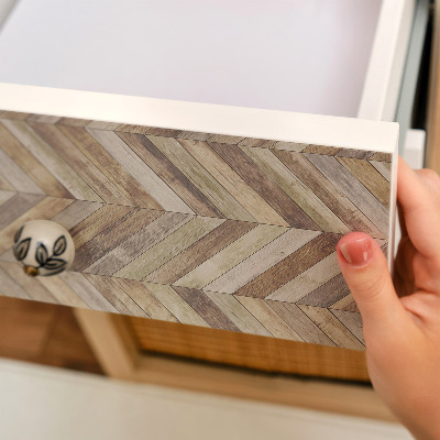 Folie für möbel Zeitloses fischgrätmuster