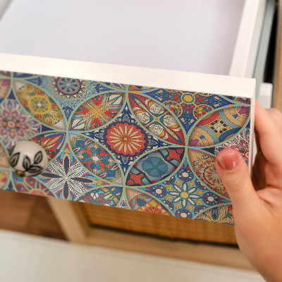 Klebefolie möbel Farbenfrohes mosaik