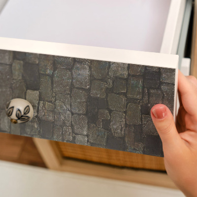 Folie für möbel Steinmauer