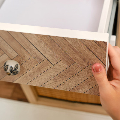 Möbelsticker Fischgrätmuster