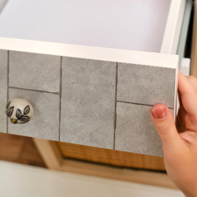 Möbelfolie Graue fliesen