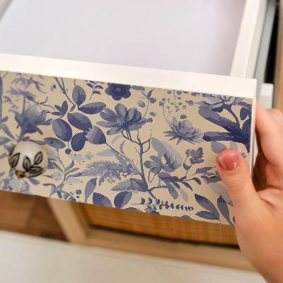 Möbelsticker Blumenmuster