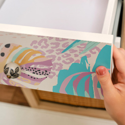 Klebefolie möbel Farbenfroher exotismus