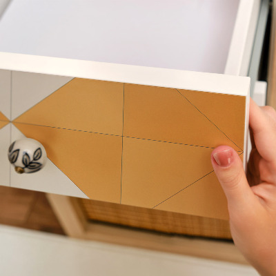 Folie für möbel Dreiecksmosaik