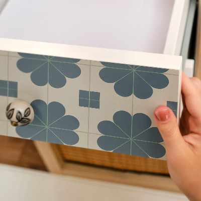 Folie für möbel Florale geometrie