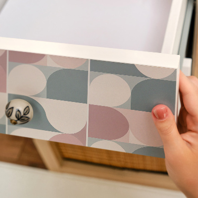 Möbelfolie Geometrische pastellfarben
