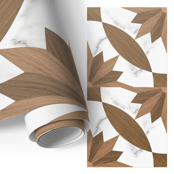 Möbelsticker Holz und marmor