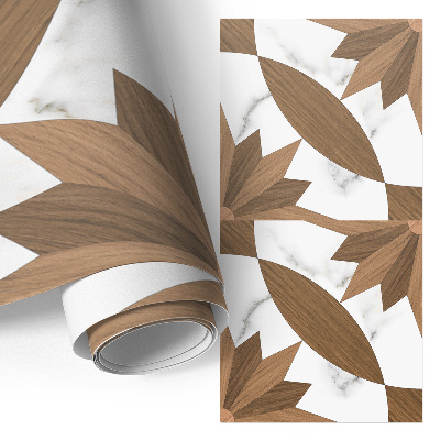 Möbelsticker Holz und marmor