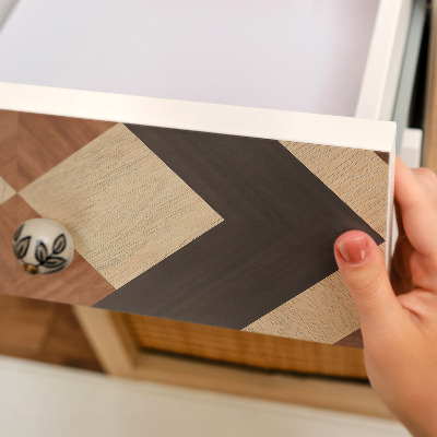 Klebefolie möbel Holzquadrate