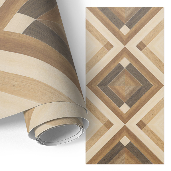 Möbelfolie Holzmosaik