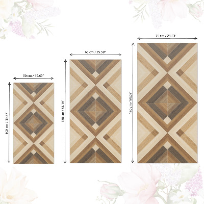 Möbelfolie Holzmosaik