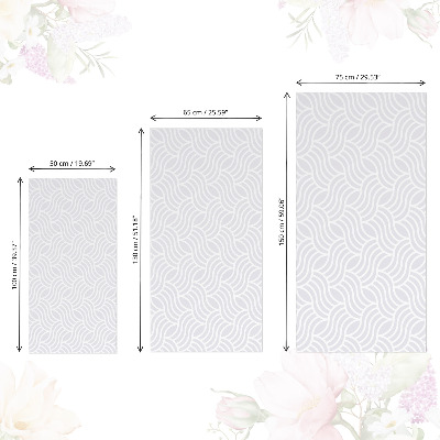 Möbel klebefolie Wellenmuster