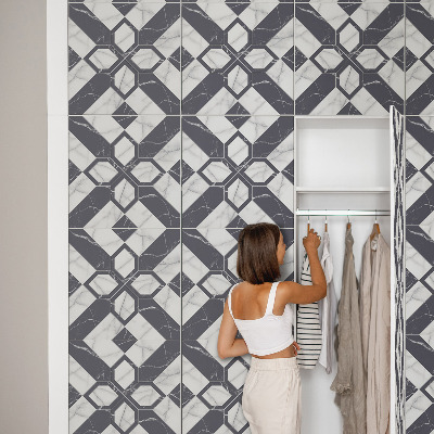 Klebefolie möbel Geometrische eleganz