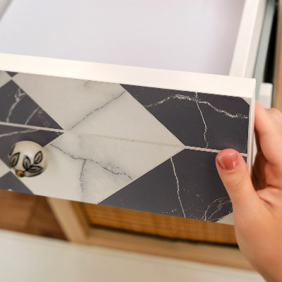 Klebefolie möbel Geometrische eleganz