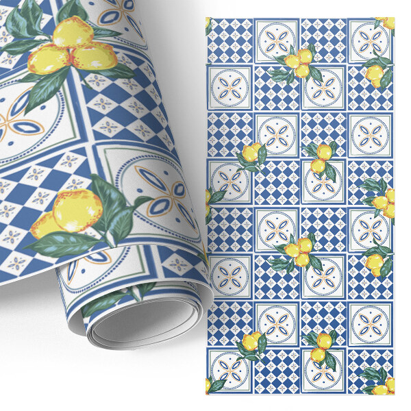 Möbelsticker Zitronenmuster