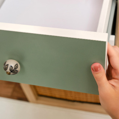 Klebefolie für möbel Gedämpftes grün
