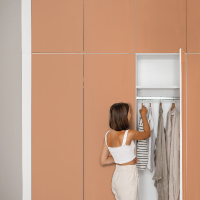 Folie für möbel Pastellorange