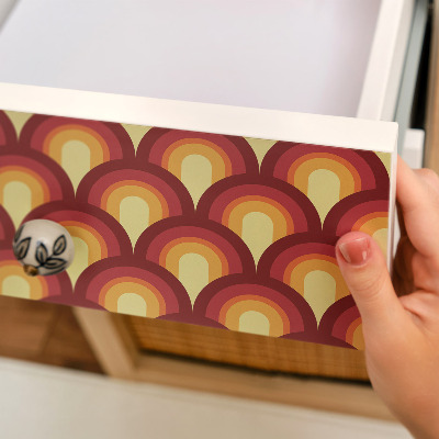 Möbel klebefolie Retro-muster