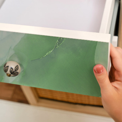 Folie für möbel Grüne abstraktion