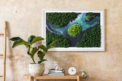Stylegreen moosbild Insel auf den Backwaters